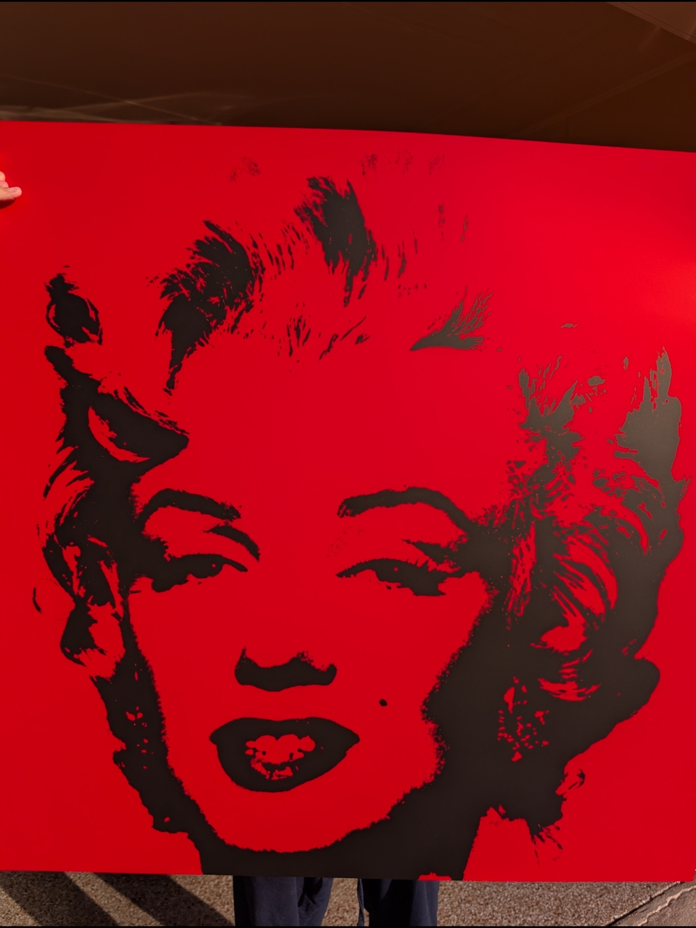 "Golden Marilyn" -11.43 Silk Screen Print w/COA